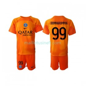 Maillot de Foot Paris Saint-Germain Donnarumma 99 Extérieur Gardien 2022-23 - Enfant